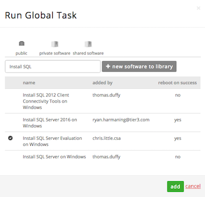 Run Global Task