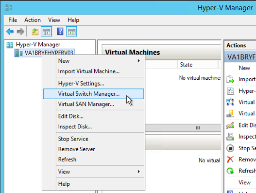 Virtual Switch Manager