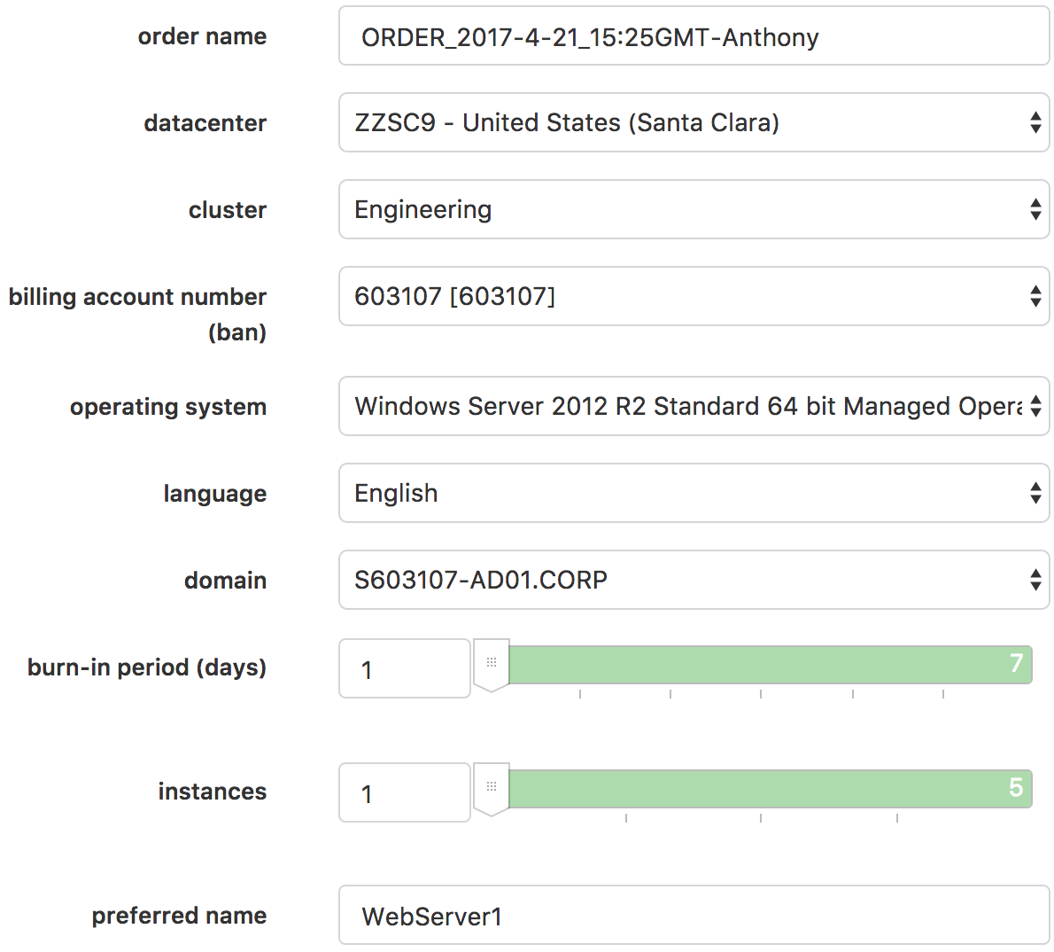 Configure Server