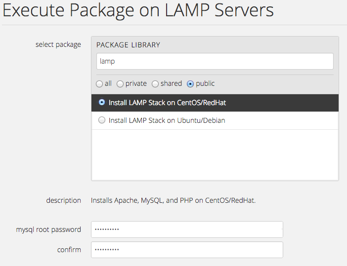 Lamp Select Package
